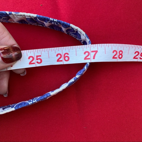 Vera Bradley Triple Zip Hipster Crossbody in Cobalt Tile - Picture 8 of 9